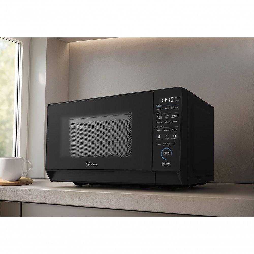 Micro-ondas 20L Preto MasterCook Midea MHP20P1 - 110V - 4
