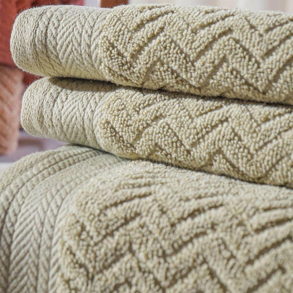 Toalha De Banho Dubai 100% Algodão 450g-m² 70x140cm Tessi Verde - 2