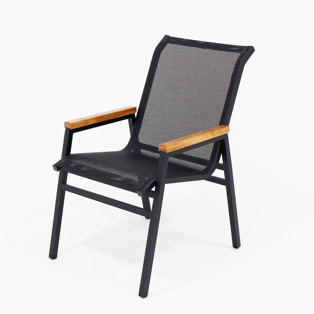 Jogo De Mesa Ripada Alumínio 8 Cadeiras Nossakasa De Jardim Piscina Jantar - 5