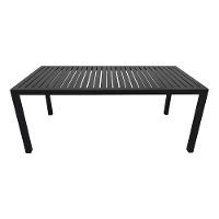 Jogo De Mesa Ripada Alumínio 8 Cadeiras Nossakasa De Jardim Piscina Jantar