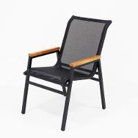 Jogo De Mesa Ripada Alumínio 8 Cadeiras Nossakasa De Jardim Piscina Jantar - 5