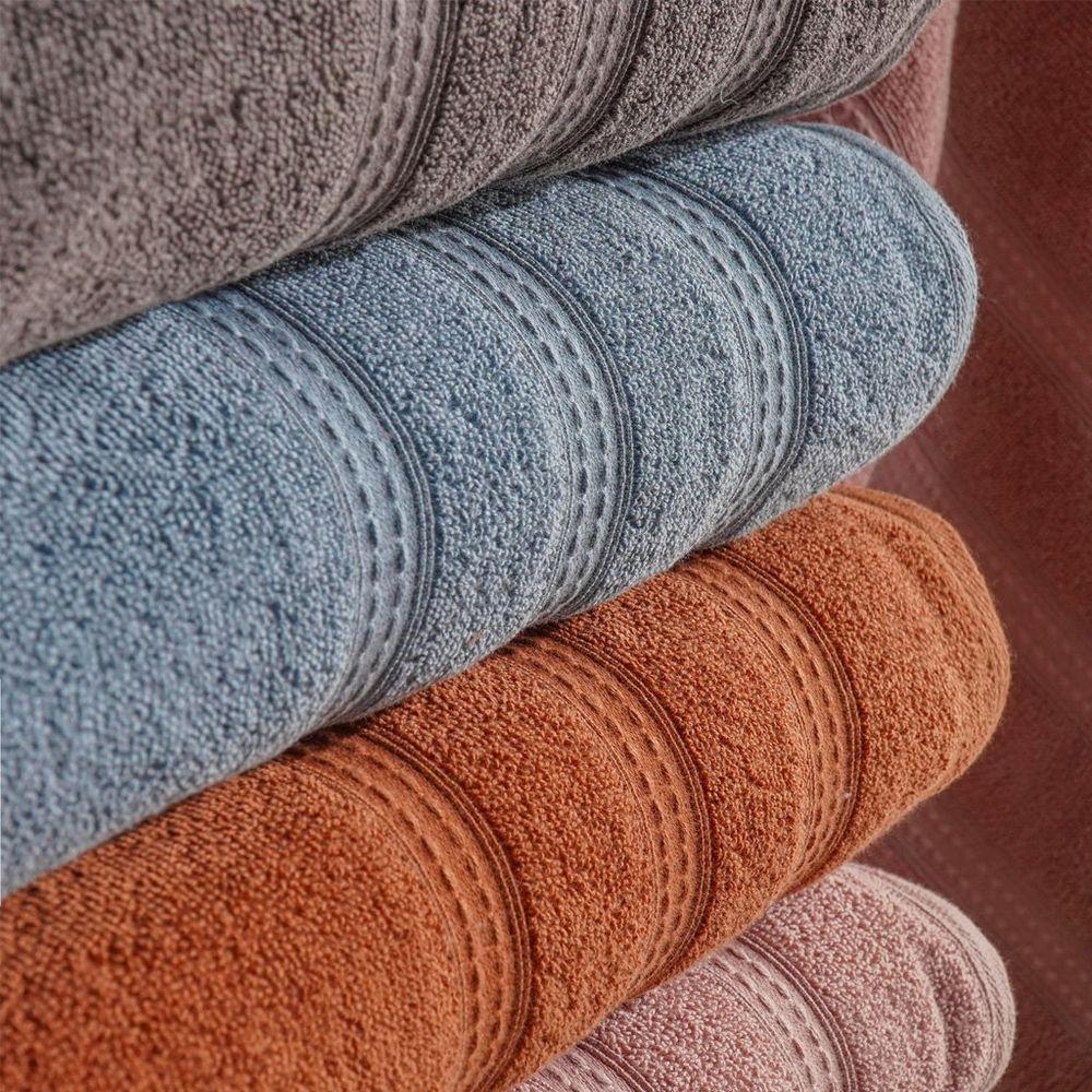 Toalha Banhão Bristol 100% Algodão 450g-m² 80x150cm Tessi Terracota - 4