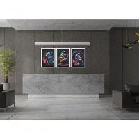 Quadro Decorativo Astronauta Tocando Bateria Rock Com Moldura Branco - 2