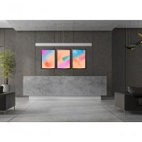 Quadros Decorativos Abstratos Modernos Aura Cosmic Com Moldura Preto - 2