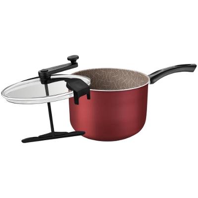 Pipoqueira Tramontina Paris Em Alumínio Com Revestimento Interno E Externo Em Antiaderente Starflon Max Vermelho 22 Cm 4