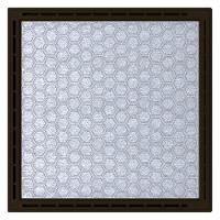 Alçapão Tampa Casa Maquina Piscina 120x120 Gaveta Deslizante Marrom - 1