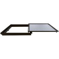 Alçapão Tampa Casa Maquina Piscina 120x120 Gaveta Deslizante Marrom - 8