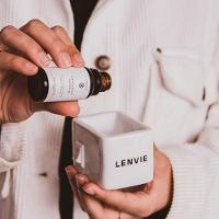 Difusor Elétrico De Cerâmica + óleo Concentrado Flor De Laranjeira 20ml Lenvie - 2