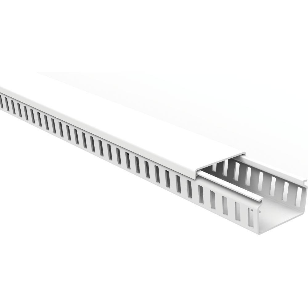 Canaleta Para Painel Tramontina Semi Aberta Branca 50x30x2000 Mm - 2