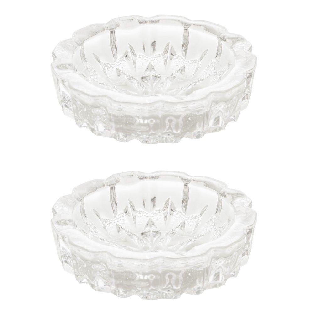 Kit 2 Cinzeiros De Vidro Sunshine 15 X 5 Cm Lyor - 1