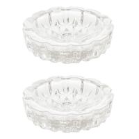 Kit 2 Cinzeiros De Vidro Sunshine 15 X 5 Cm Lyor - 1