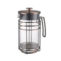 Cafeteira Francesa 1l Em Vidro E Aço Inox Cobre Fosco Oxford - 1