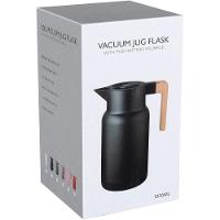 Norden Garrafa Térmica 25X13X13Cm 1L Plástico Preto Ampola Vidro - 2