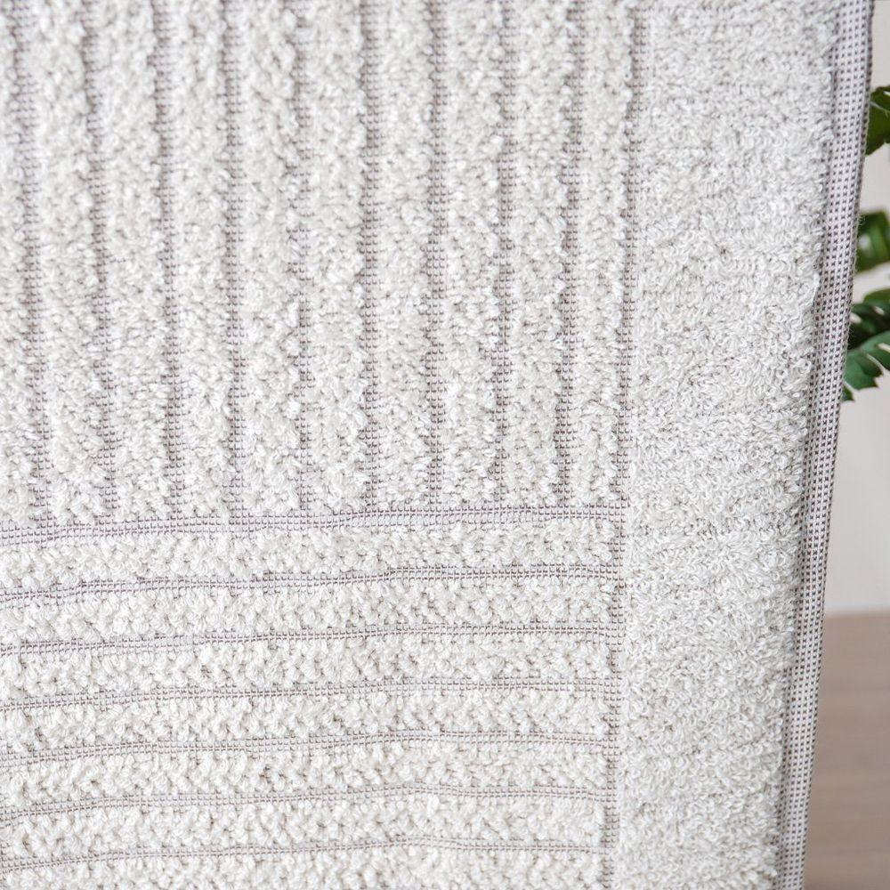 Toalha De Rosto Essenza 100% Algodão 450g-m² 50x75cm Tessi Natural Linhas - 4