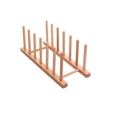 Escorredor De Pratos Em Bambu 30 X 12 X 12 Cm Lyor