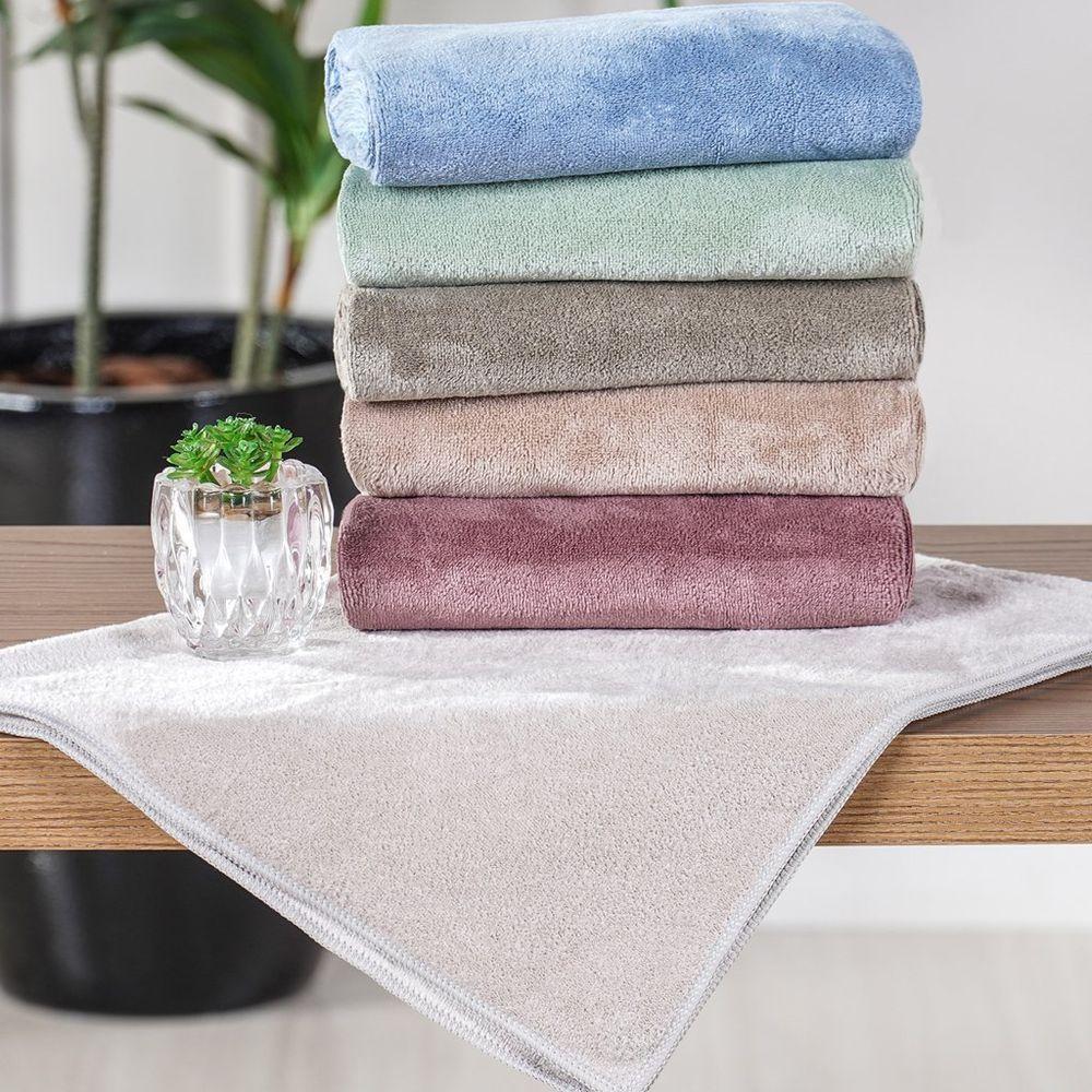 Kit 12 Pano 50x70 Elaspano Panosul Toalha Microfibra Para Limpeza - 5