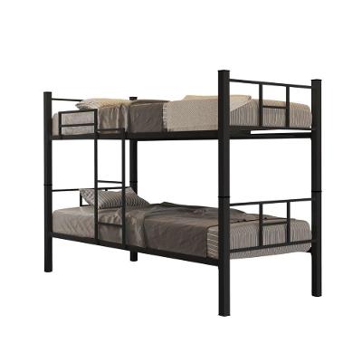 Beliche Solteiro Padrão Aço Vira 2 Cama Escada Grade Proteção Preto