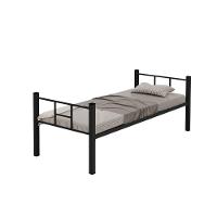 Beliche Solteiro Padrão Aço Vira 2 Cama Escada Grade Proteção Preto - 6