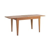 Mesa De Jantar 1,20m Extensível 1,80m Gênova Em Madeira Maciça - Mel - 1