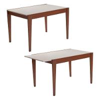 Mesa Flyp De Cozinha - Imbuia-offwhite Sem Vidro 120x80 - 6