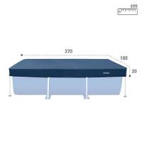 Capa Piscina Estrutural Retangular 2.60m X 1.60m Intex - 5