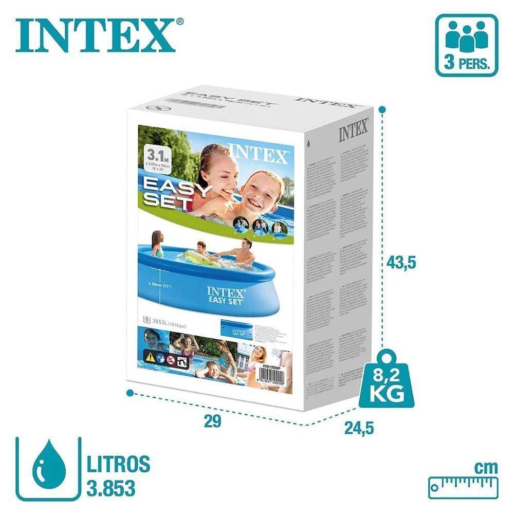 Piscina Inflável Easy Set Intex 3.853 Litros - 6