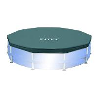 Piscina Intex 4.485 Litros Estrutural Prism Cinza Capa E Bomba Filtrante 220v Intex