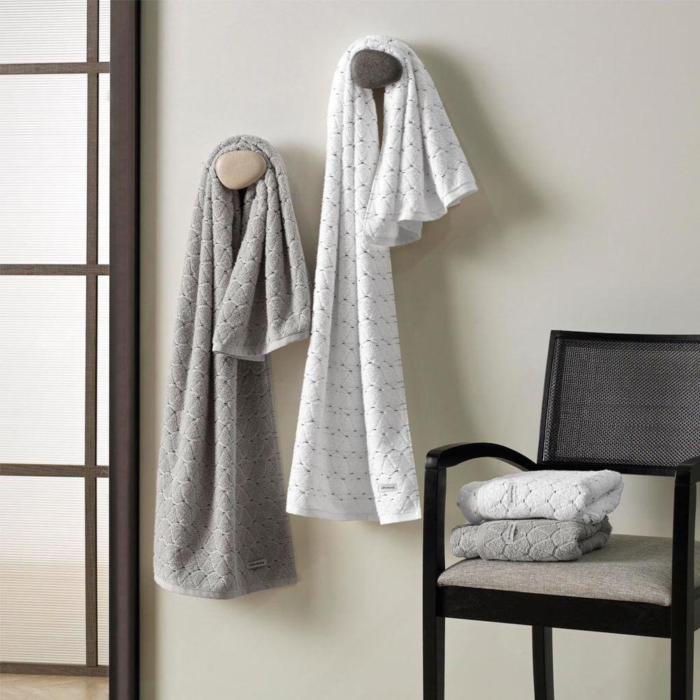 Toalha Banhão Diamond 100% Algodão 150x80cm 500 G-m² Altenburg Branco - 3
