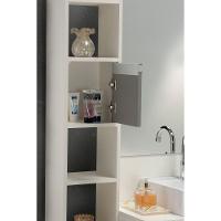 Conjunto Gabinete E Espelheira Plena Conceito 100 Cm - Branco/Verde - 3