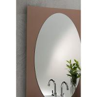 Conjunto Gabinete E Espelheira Plena Superior 80 Cm - Bronze/Branco - 5