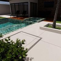 Tampa Casa Máquina Grelha Invisível Sistema Gaveta Inteligente Deslizante 85x85 Cinza - 7