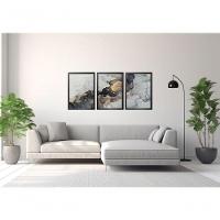 Quadro Decorativo Paris Retrô Com Moldura Preto - 3