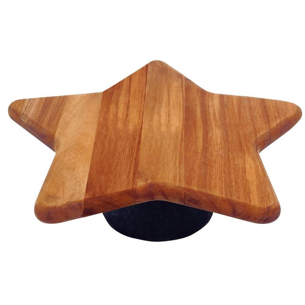 Suporte Para Doces Casa Natal Tramontina Em Madeira Teca Fsc Com Acabamento Em Óleo. - 1