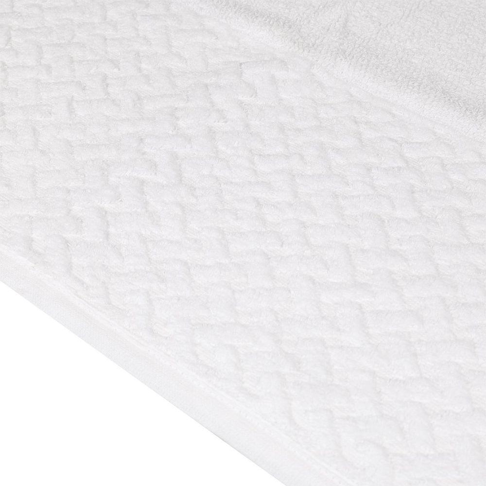 Jogo De Toalhas 4 Pçs Banho E Rosto Finesse 380g-m² 100% Algodão Atlântica Off White - 7