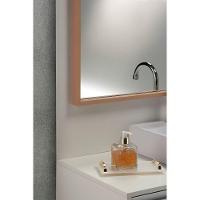 Conjunto Gabinete E Espelheira Plena Elegance 100 Cm - Branco/Salmão - 3