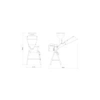 Triturador Elétrico Tramontina Te30t Com Suporte Triangular Motor 2 Hp Bivolt E Saída Lateral - 3