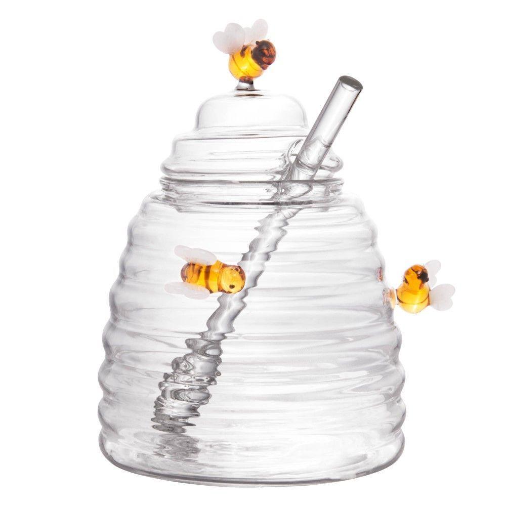 Meleira De Vidro Com Pegador Lovely Bee 500 Ml Lyor - 2