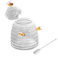 Meleira De Vidro Com Pegador Lovely Bee 500 Ml Lyor - 3