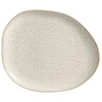 Conjunto De Pratos Rasos Oval 06 Peças Orgânico Vanilla Porto Brasil - 2