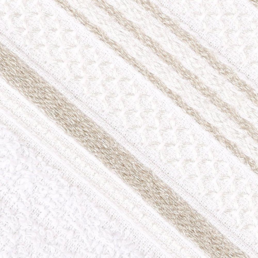 Jogo De Toalhas Banho E Rosto Rubi 280g-m² 98% Algodão Atlântica Off White - 2