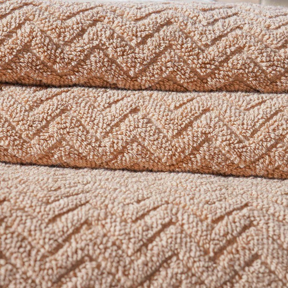 Toalha De Banho Dubai 100% Algodão 450g-m² 70x140cm Tessi Bege - 3