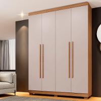 Roupeiro New Supremo 4 Portas E 3 Gavetas Cin/off - 1