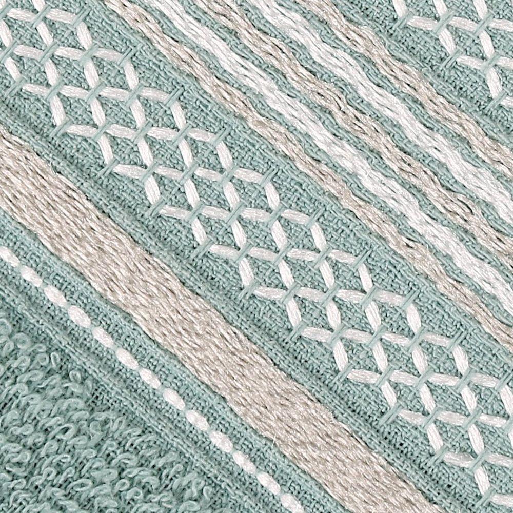 Jogo De Toalhas Banho E Rosto Rubi 280g-m² 98% Algodão Atlântica Mar Mediterrâneo - 5