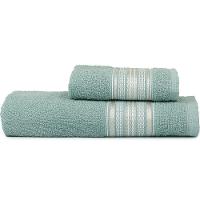 Jogo De Toalhas Banho E Rosto Rubi 280g-m² 98% Algodão Atlântica Mar Mediterrâneo - 1