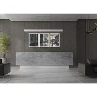 Quadros Decorativos Cidade Tons De Cinza Com Moldura Branco - 3