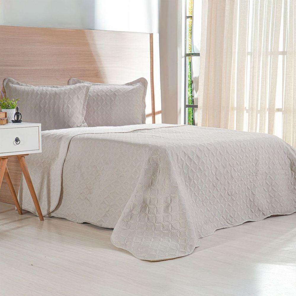 Kit Cobre Leito Casal Ultra Lisse Lisa New 210x230cm Cashmere - 1