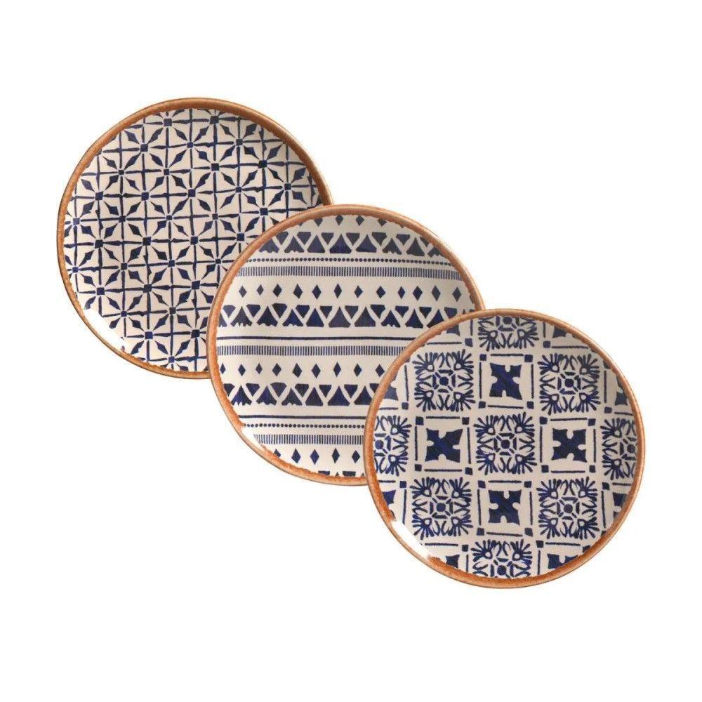 Conjunto De Pratos De Sobremesa 06 Peças Coup New Asteca Porto Brasil - 2