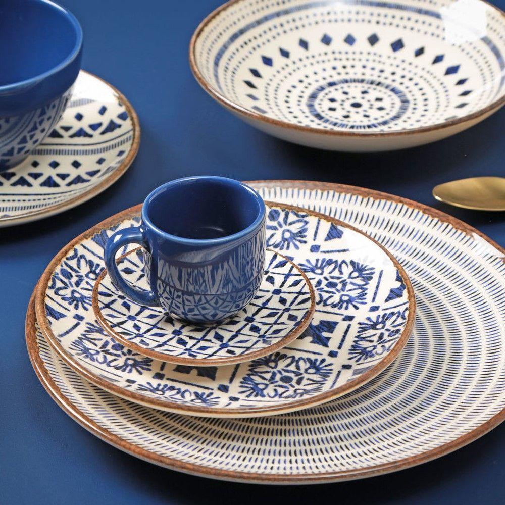 Conjunto De Pratos De Sobremesa 06 Peças Coup New Asteca Porto Brasil - 4