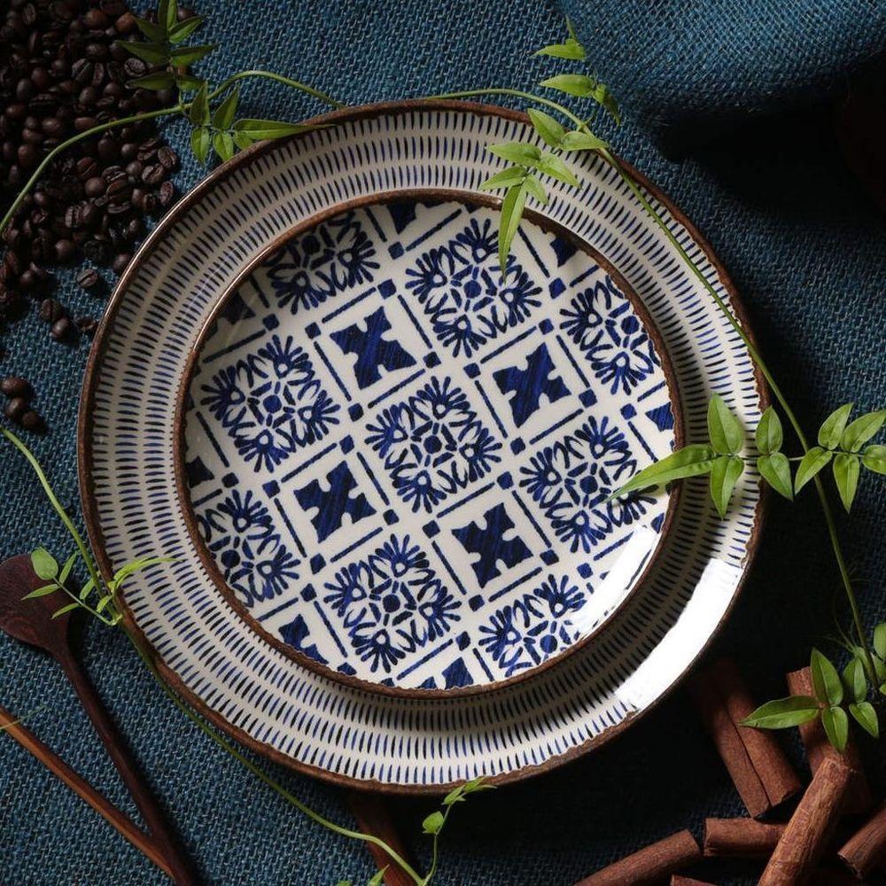 Conjunto De Pratos De Sobremesa 06 Peças Coup New Asteca Porto Brasil - 6