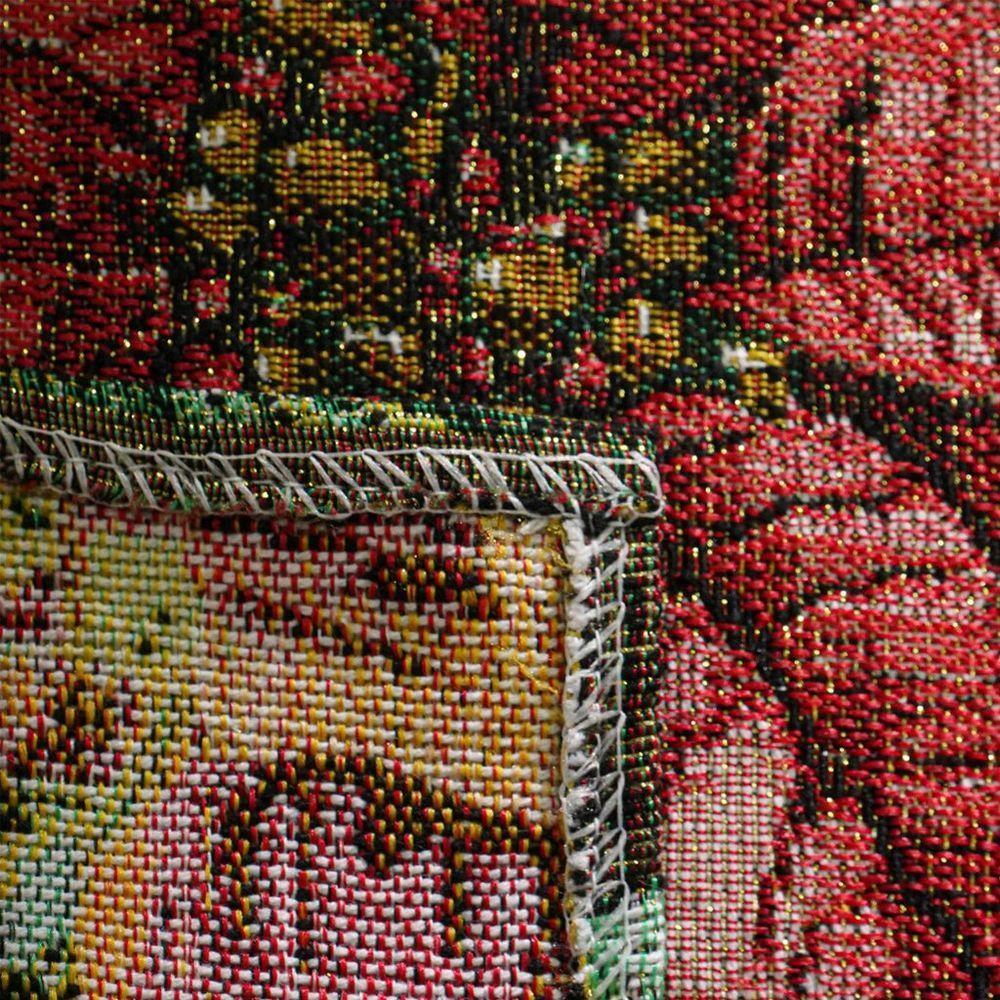 Jogo 4 Americanos Decorativos Natalino 33x48cm Flor De Natal - 3